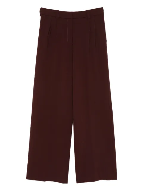 Maje pleated straight trousers