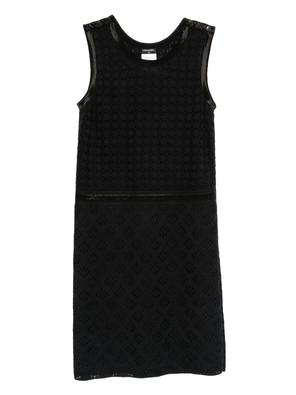 CHANEL Pre-Owned 2013 sleeveless dress | Black | Image 1