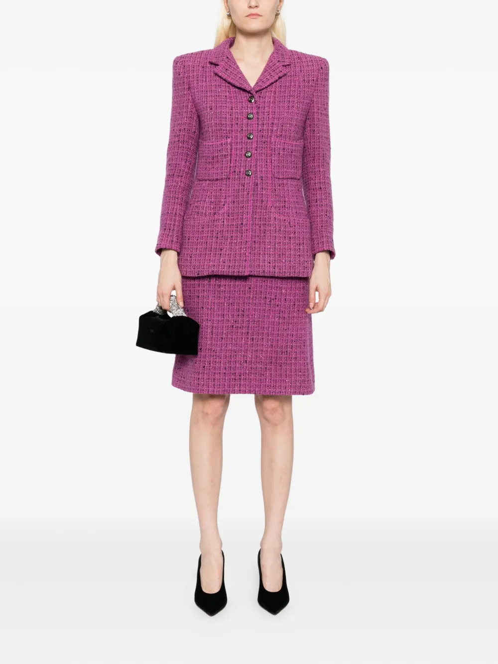 CHANEL Pre-Owned 1990-2000s setup suit jacket skirt | Image 2