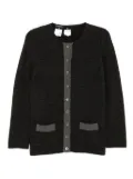 CHANEL Pre-Owned 1998 cardigan top ensemble - Grey