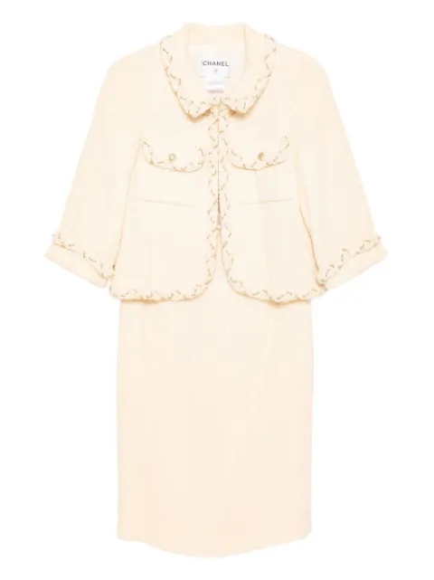 CHANEL Pre-Owned 2007 setup suit jacket skirt