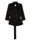 CHANEL Pre-Owned 2010 double-breasted jacket - Black