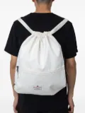 Makavelic drawstring backpack - White