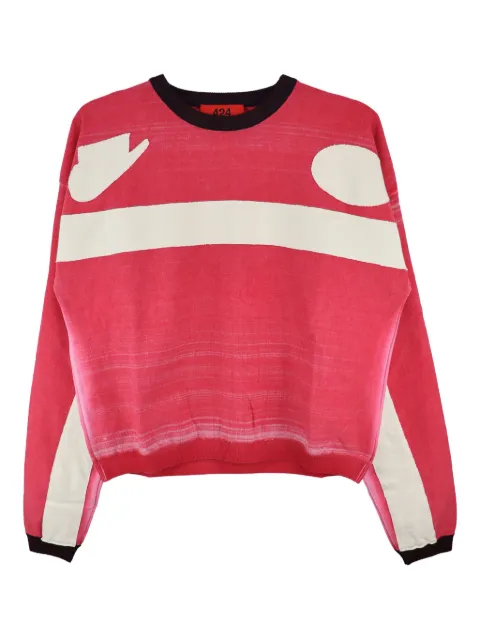 424 graphic-print sweatshirt