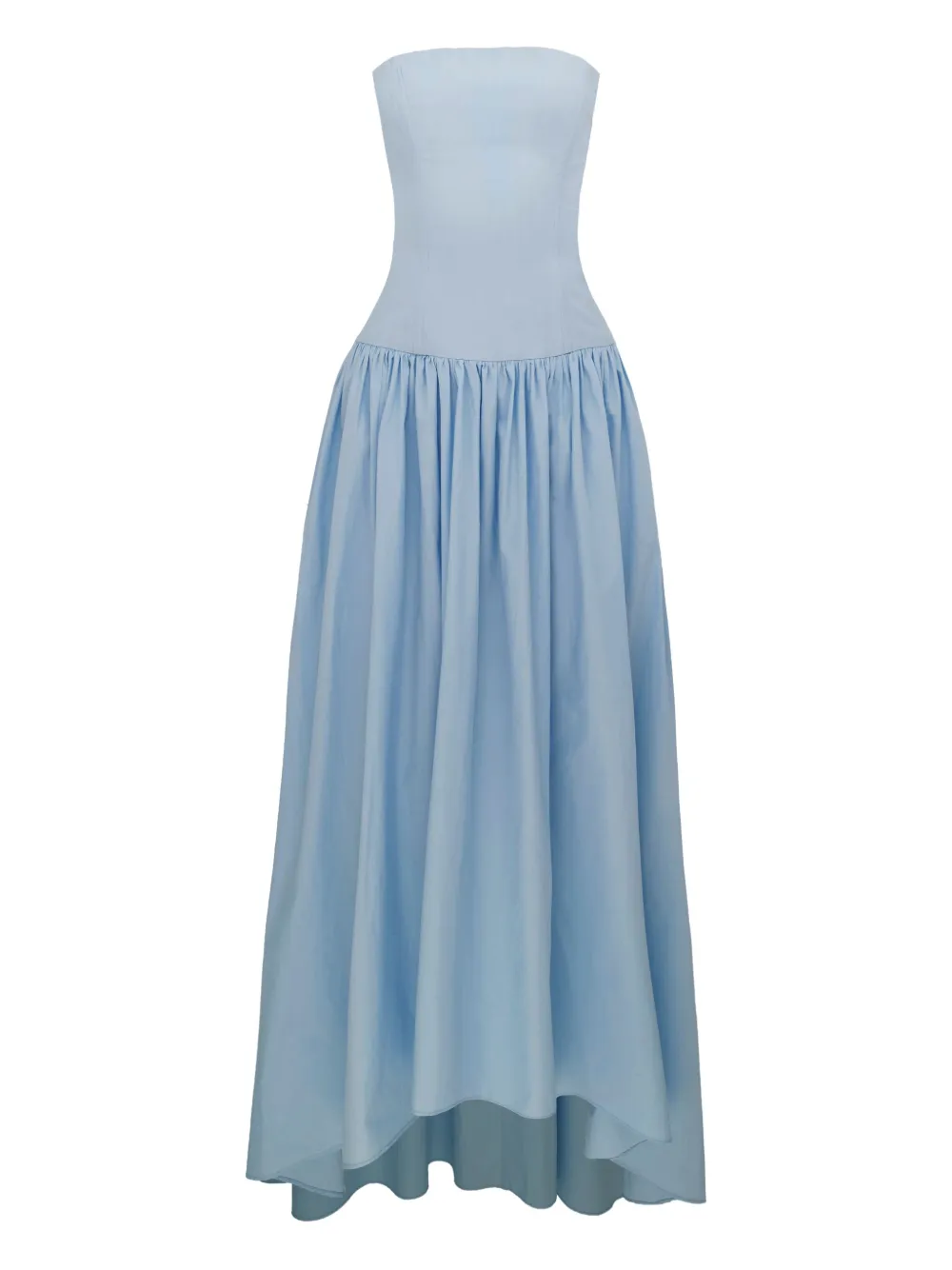 strapless maxi dress