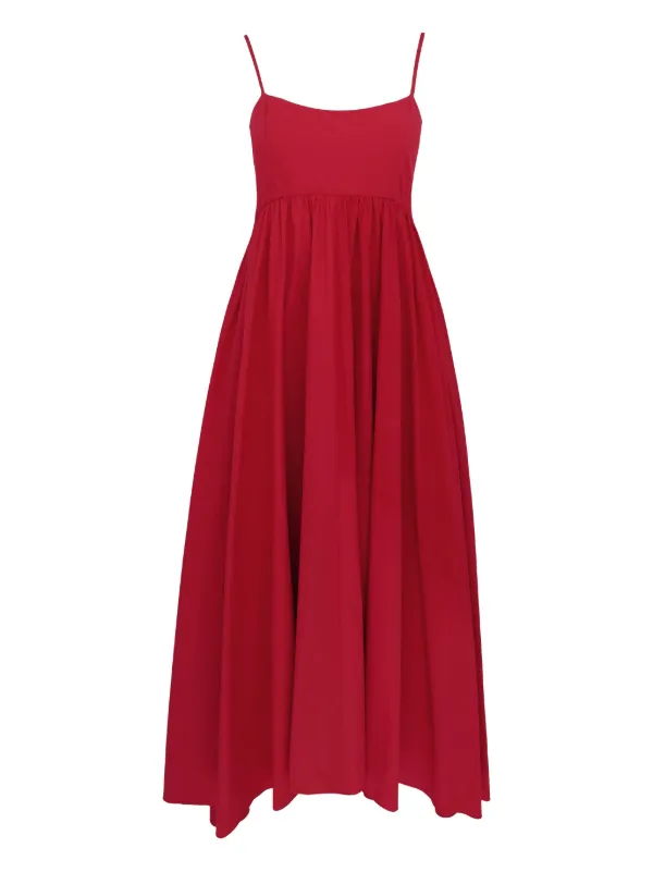 Azeeza Sleeveless Maxi Dress - Red Azeeza Sleeveless Maxi Dress - Red