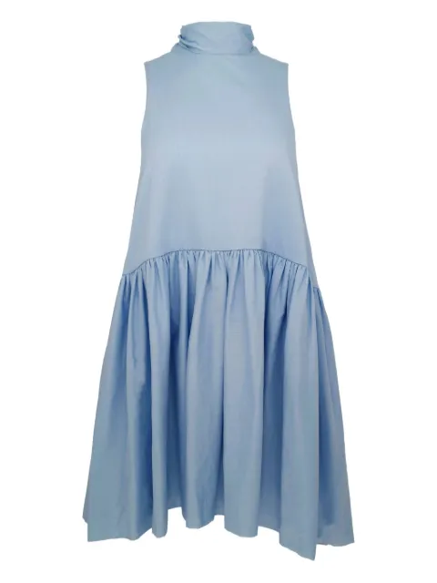 AZEEZA robe évasée à col montant