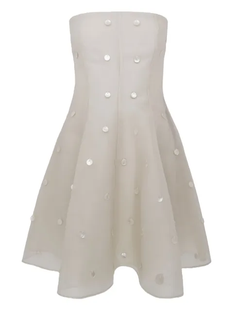 AZEEZA strapless layered dress