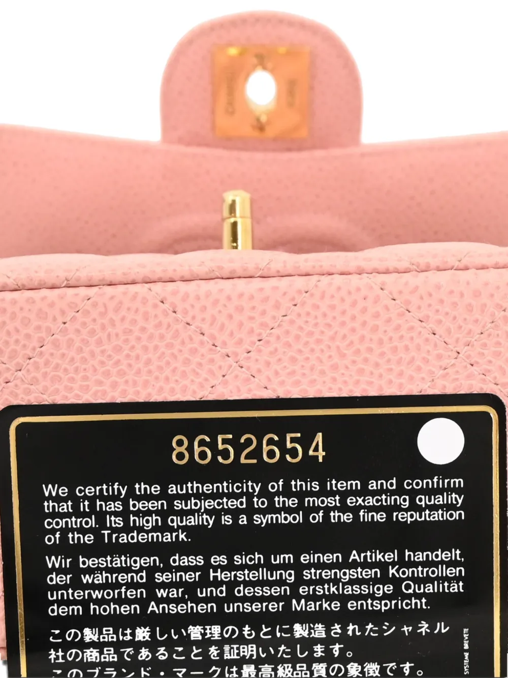 Pre-owned Chanel 2003 Mini Classic Flap Shoulder Bag