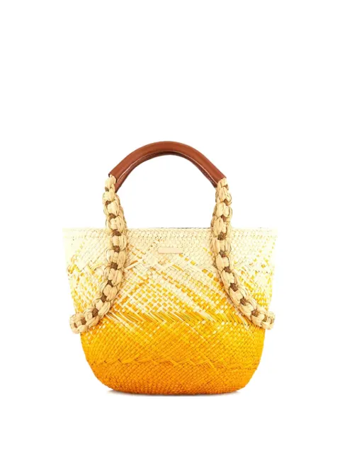 Aquazzura logo-patch tote bag