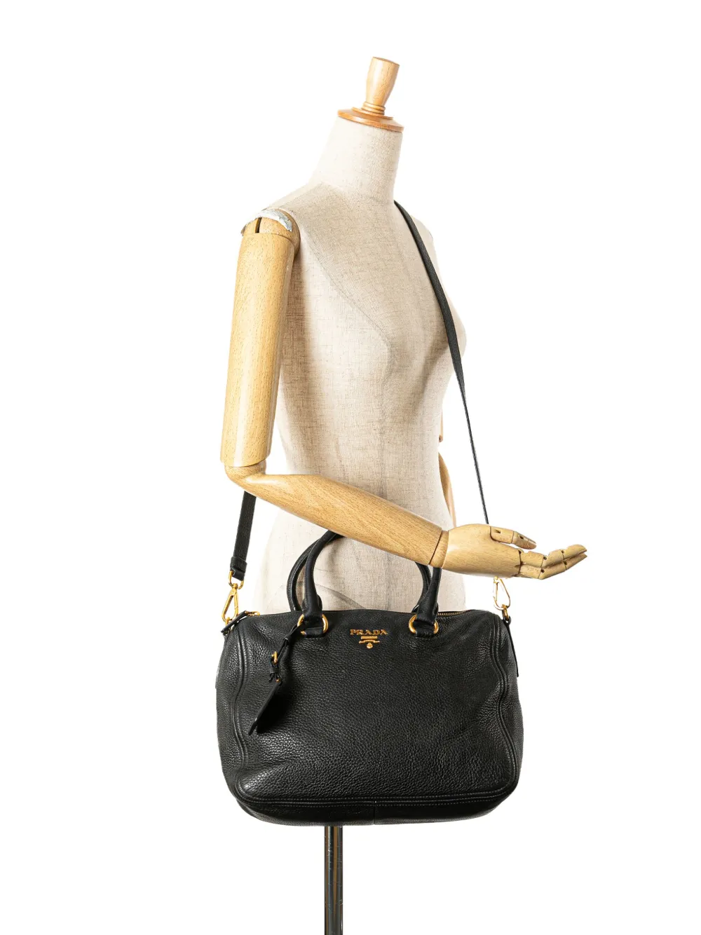 Prada Pre-Owned 2000-2024 Vitello Daino Zip Top satchel | Pre-owned | Image 2