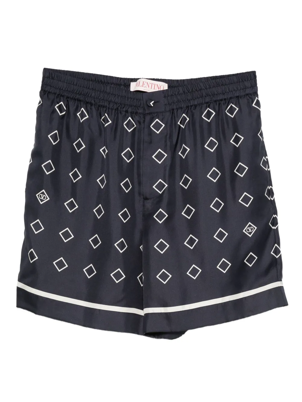 Valentino Garavani Shorts met geometrische print Blauw