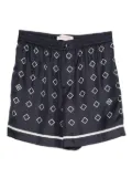Valentino Garavani geometric-print shorts - Blue