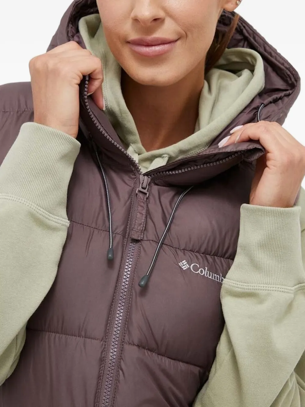 Columbia Bodywarmer met capuchon Paars