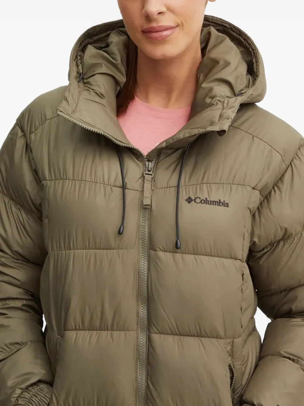 Columbia Donsjack met capuchon Groen