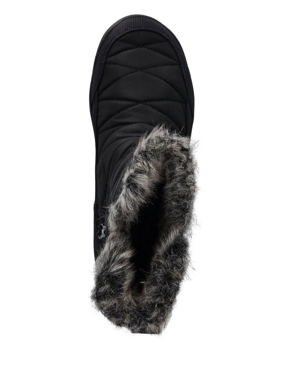 Columbia Quilted Faux-fur Boots In Black