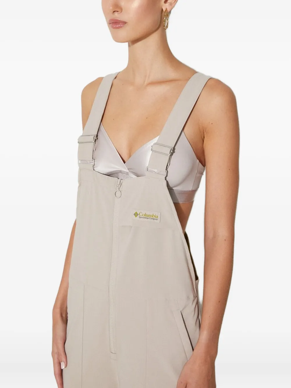 Columbia Logo-appliqué Jumpsuit In Multi