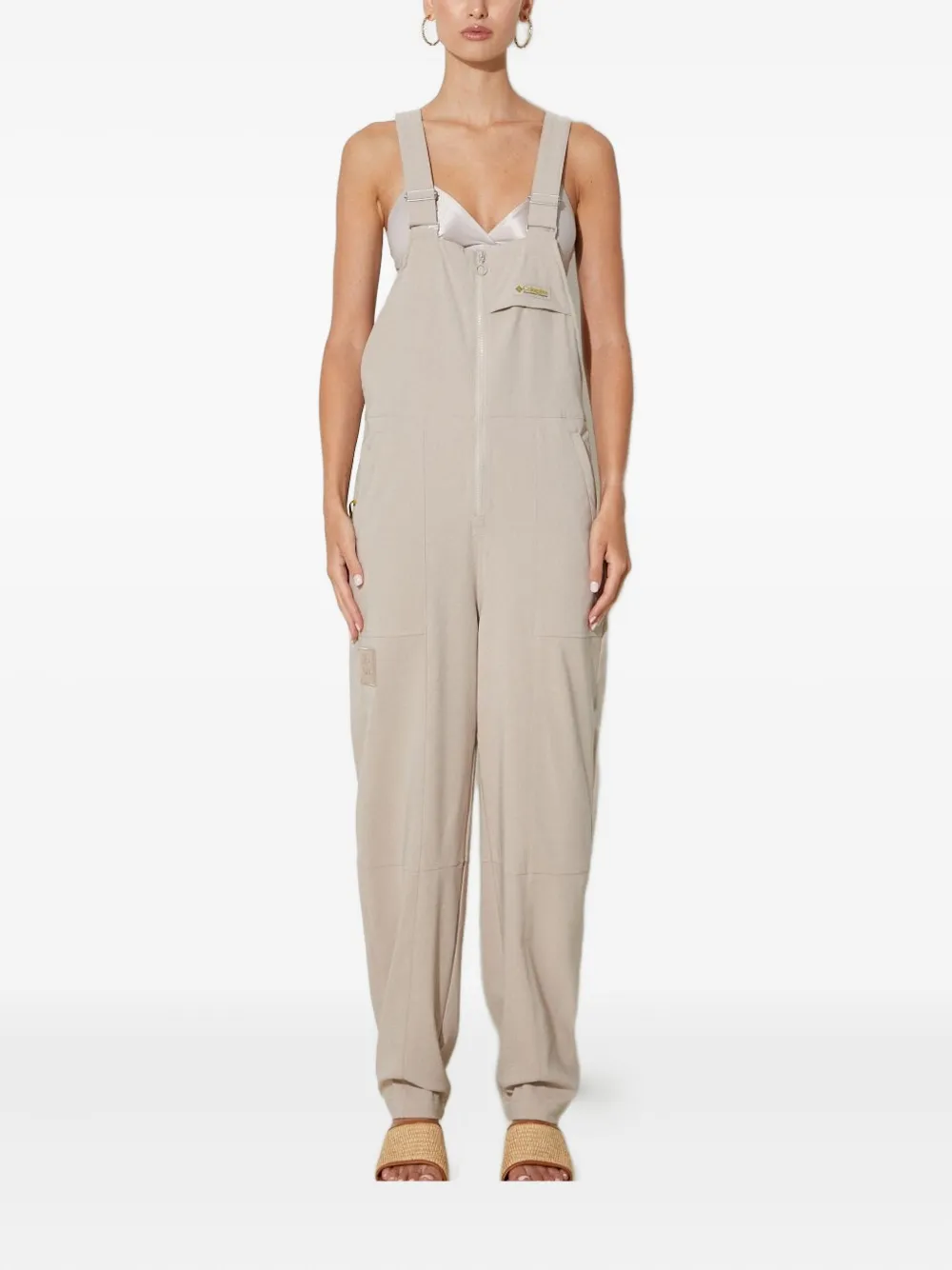 Columbia Logo-appliqué Jumpsuit In Multi