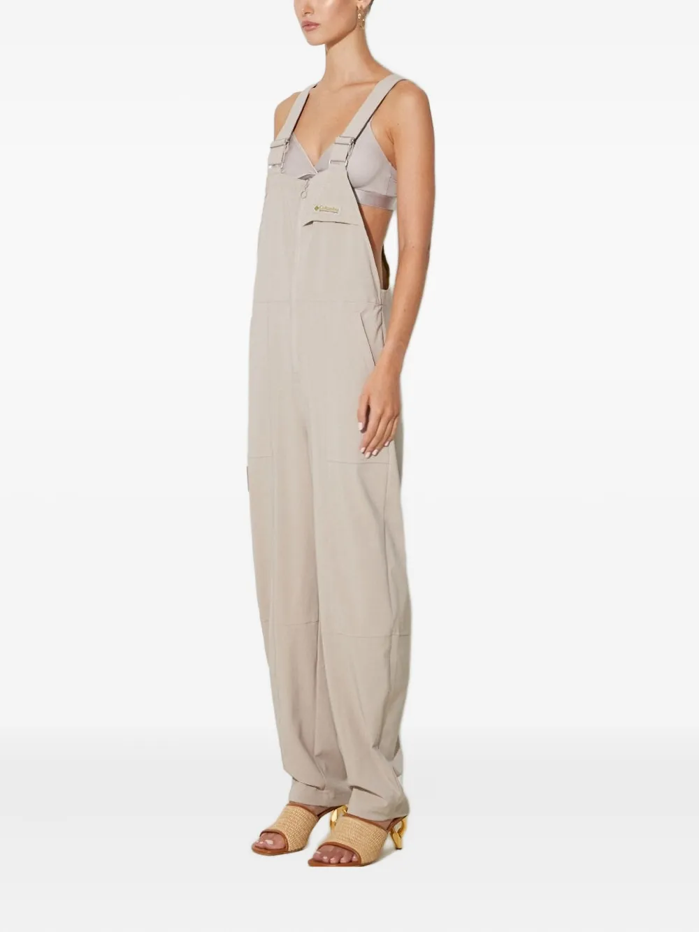 Columbia Logo-appliqué Jumpsuit In Multi