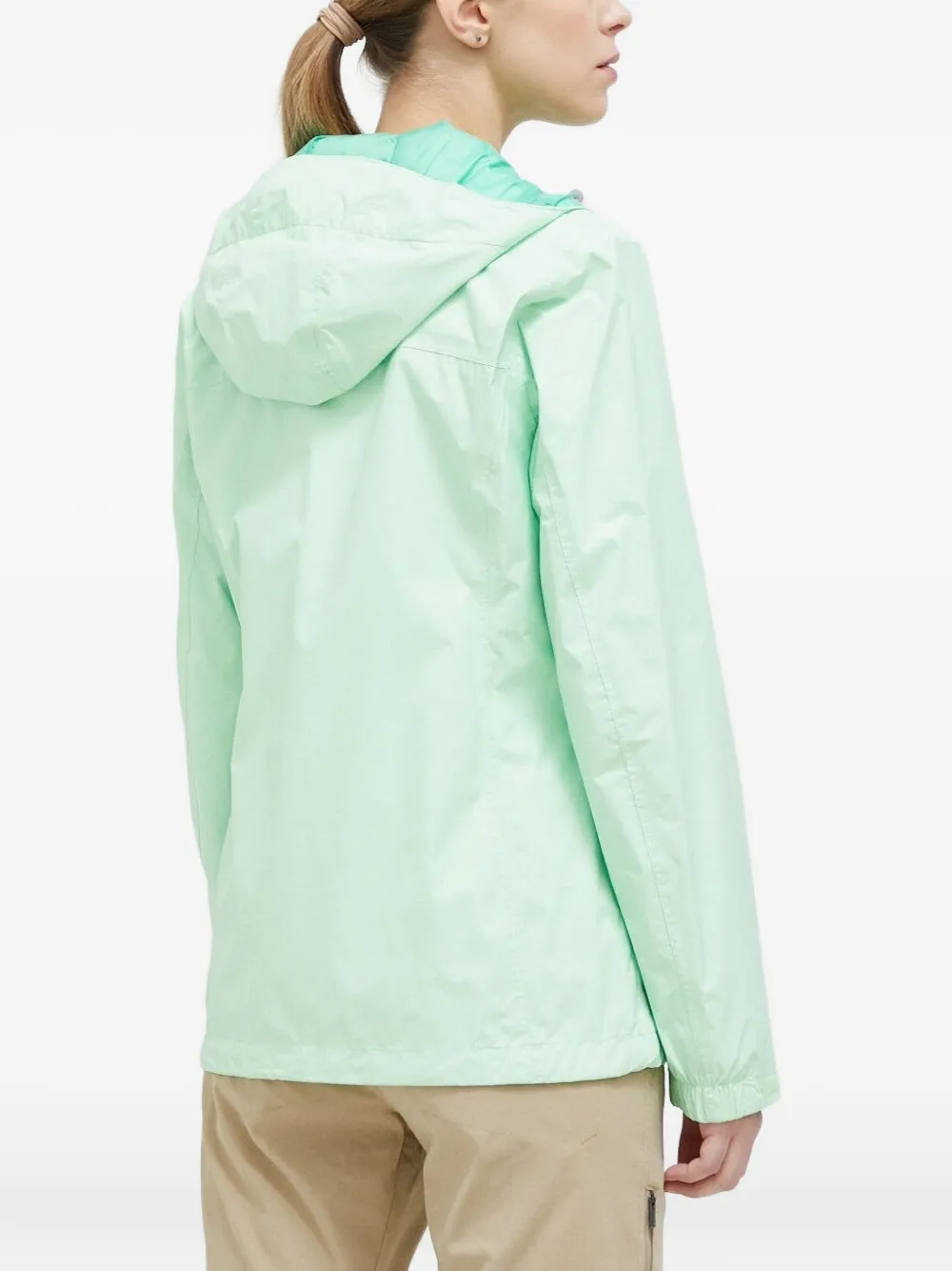 Columbia Hooded Zip-front Jacket In Green
