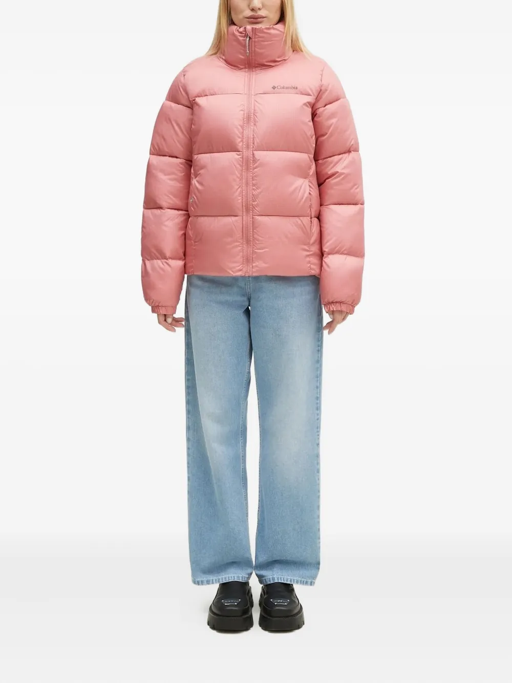 Columbia Puffect™ Ii Quilted Turtleneck Puffer Jacket In Pink