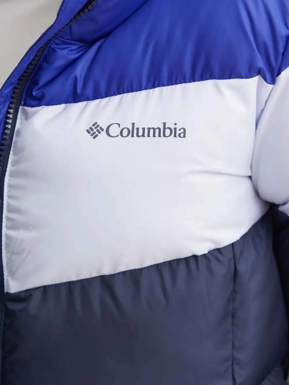 Columbia Puffect™ Ii Colourblock Puffer Jacket In Blue