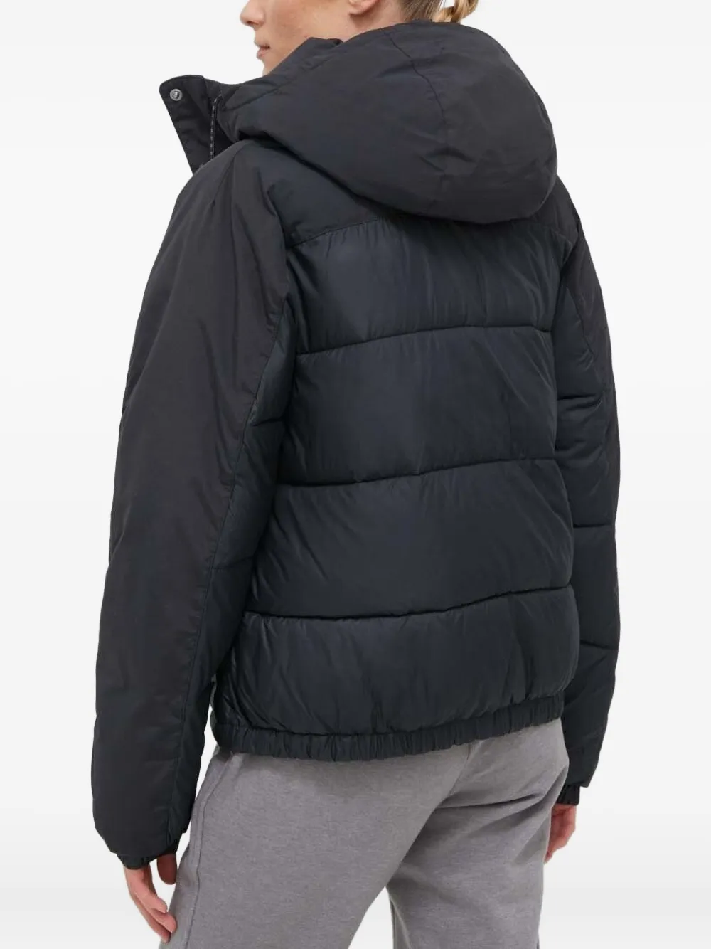 Columbia Donsjack met capuchon Zwart