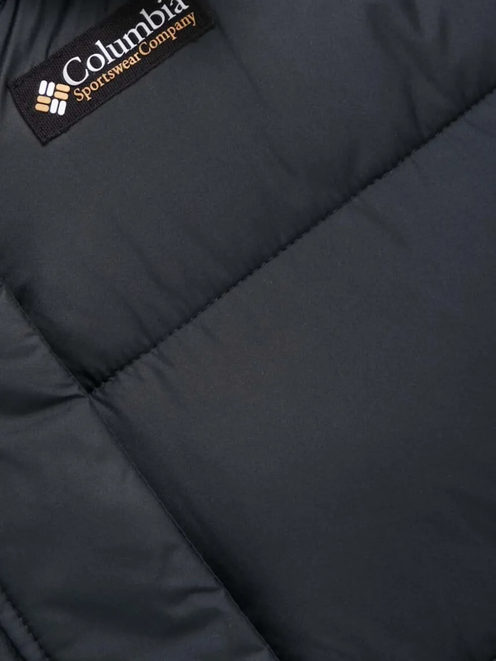 Columbia Donsjack met capuchon Zwart