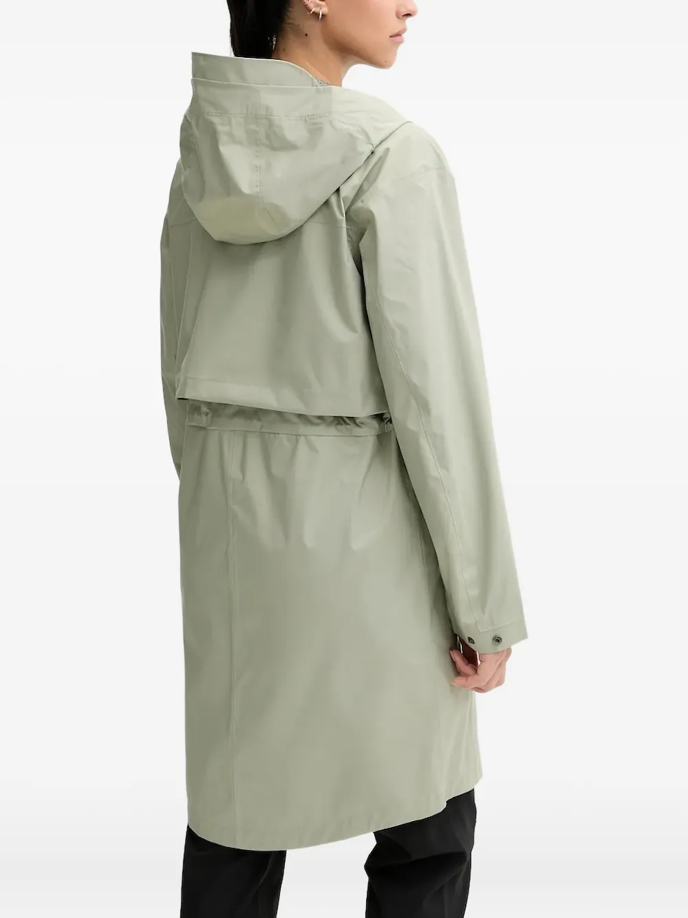 Columbia Hooded Drawstring Jacket In Green