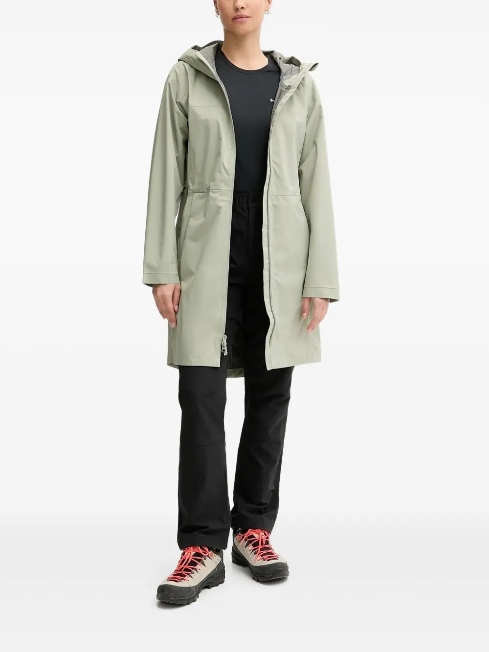Columbia Jack met capuchon en trekkoord Groen