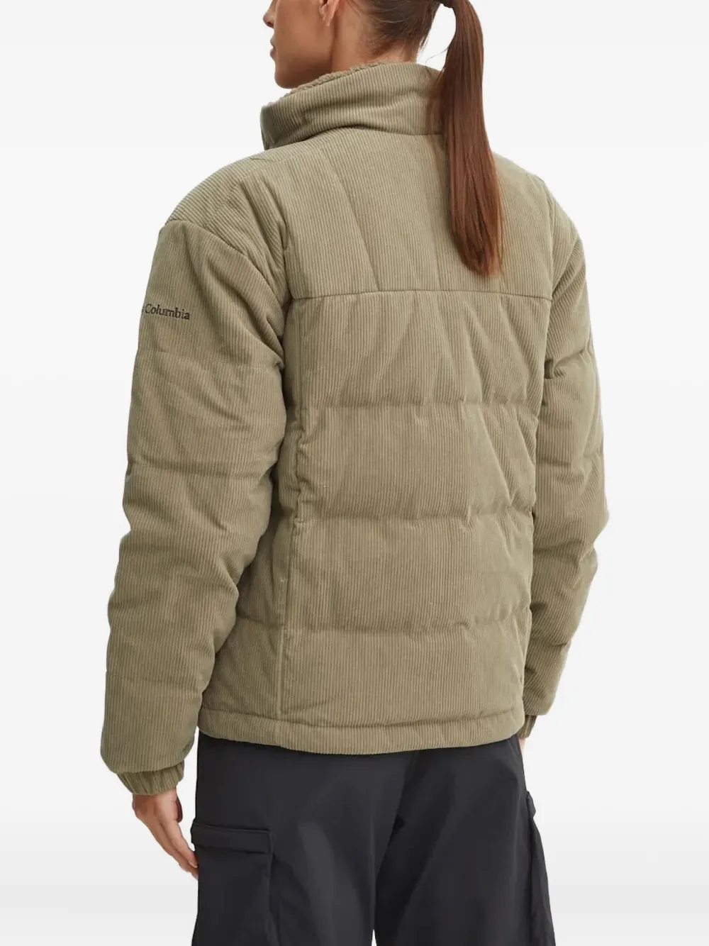 Columbia Ruby Falls™ Ii Novelty Corduroy Quilted Puffer Jacket In Green