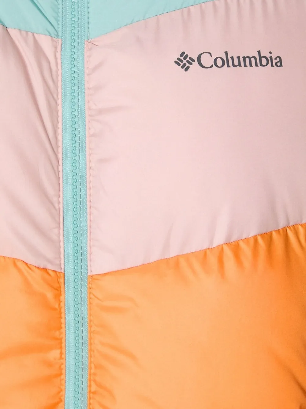 Columbia Driekleurig donsjack Oranje