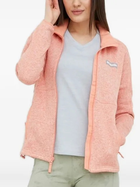 Columbia logo-embroidered zip-up sweatshirt