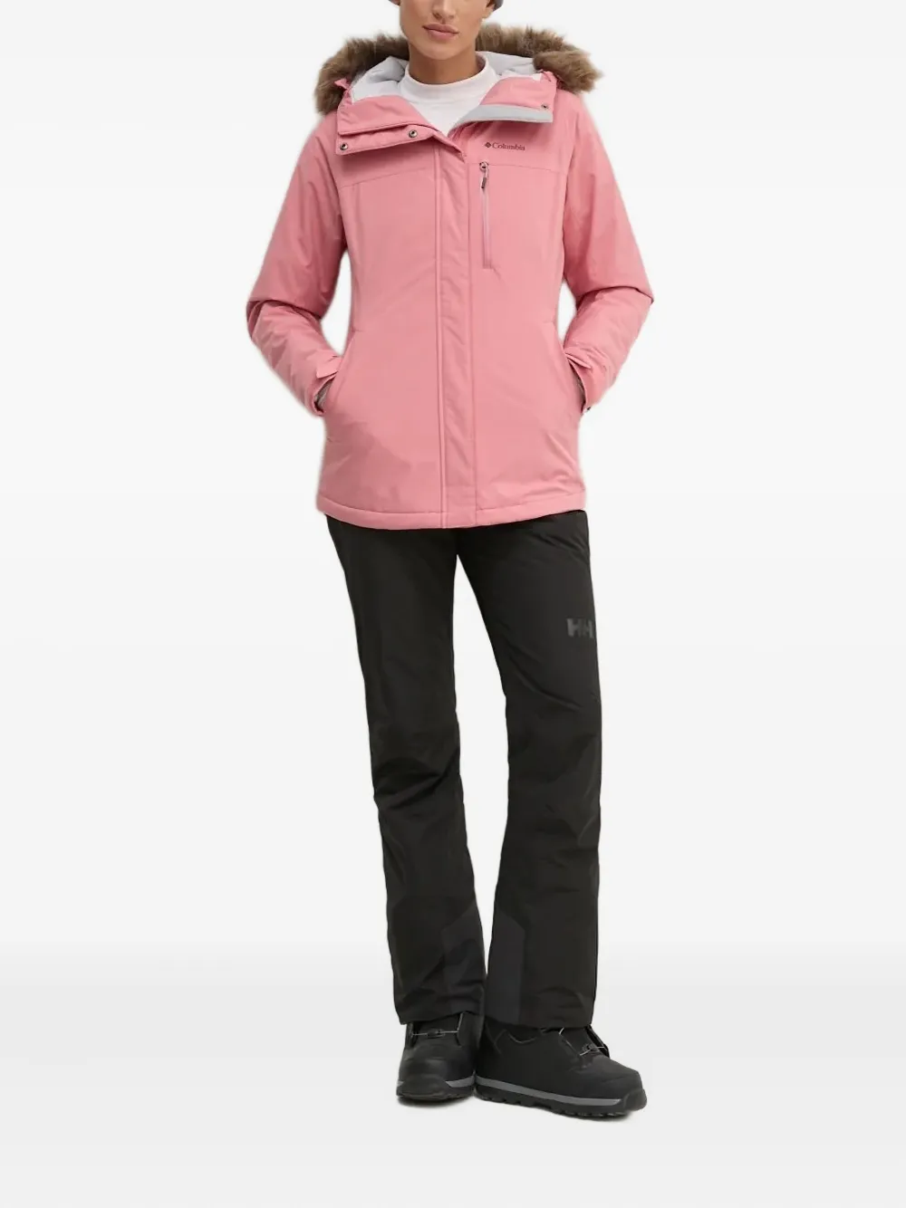 Columbia Ava Alpine™ II faux-fur-trimmed ski jacket Roze