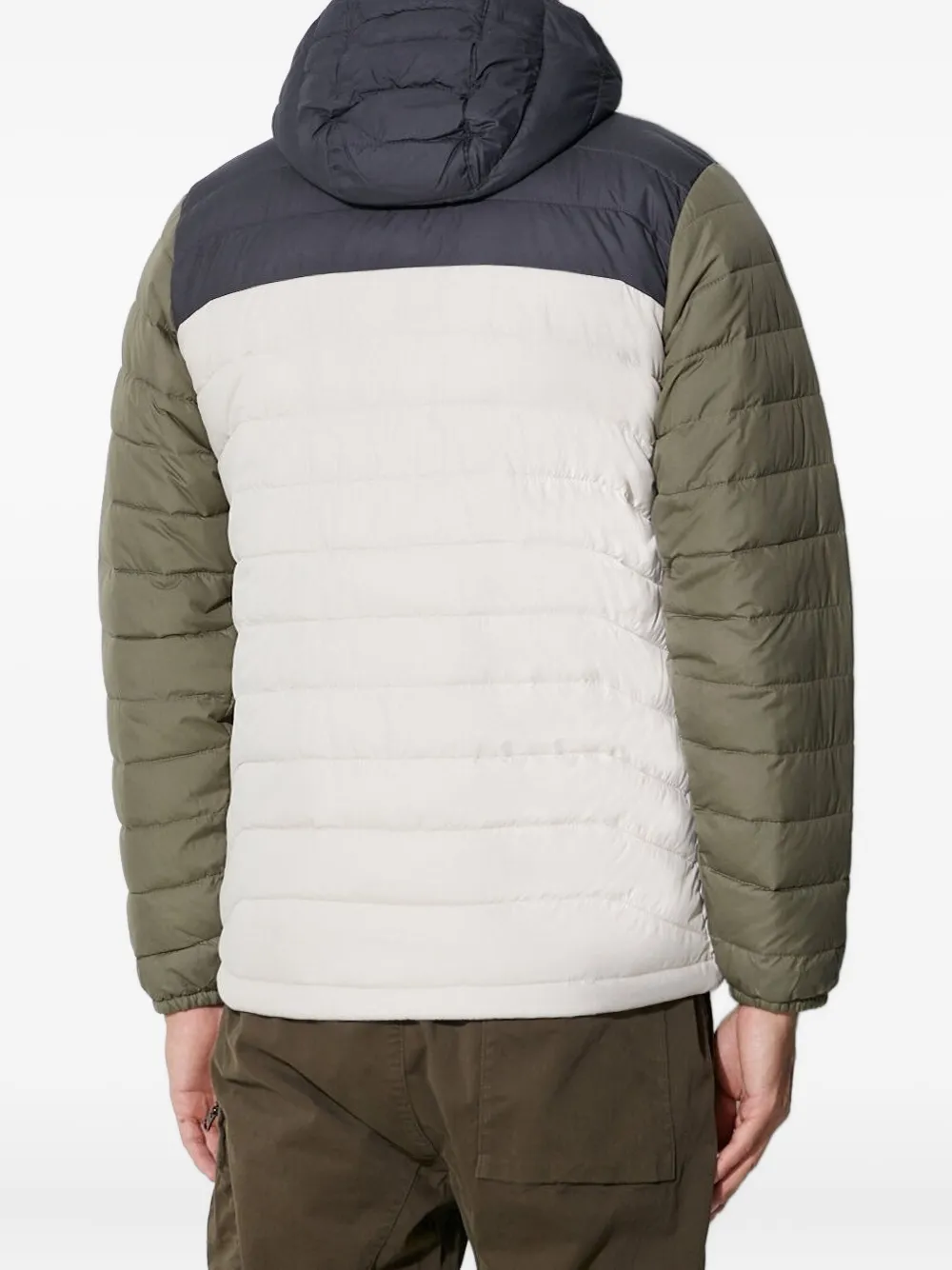 Columbia hooded quilted padded jacket Groen