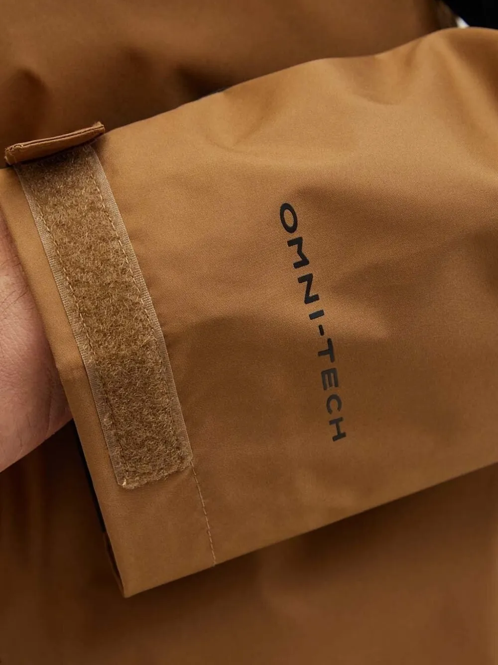 Columbia Two-toned Hooded Jacket In Brown