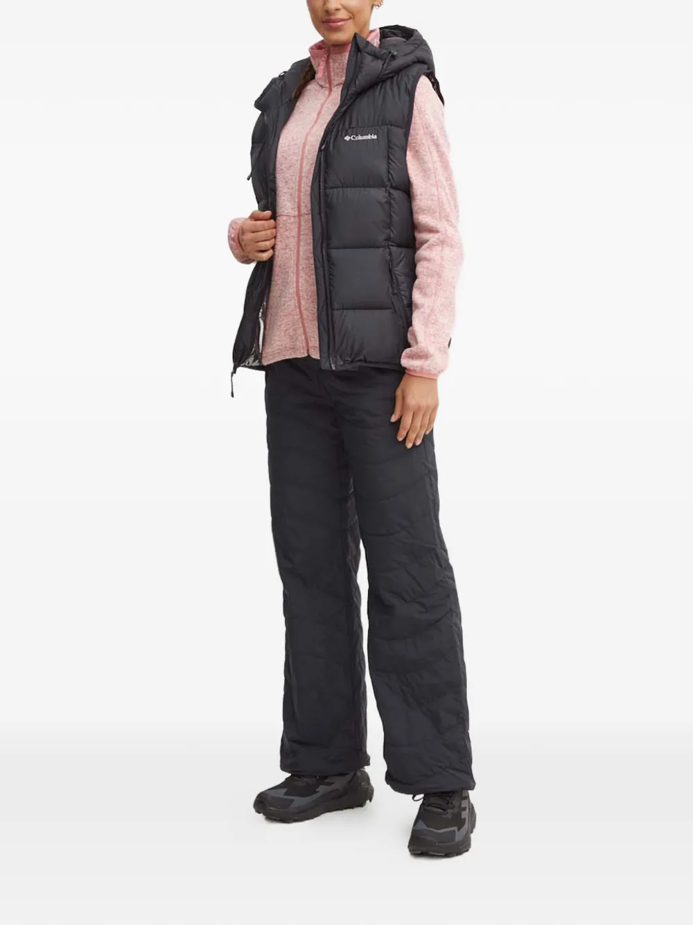 Columbia Wallowa™ quilted belted performance jacket - Zwart