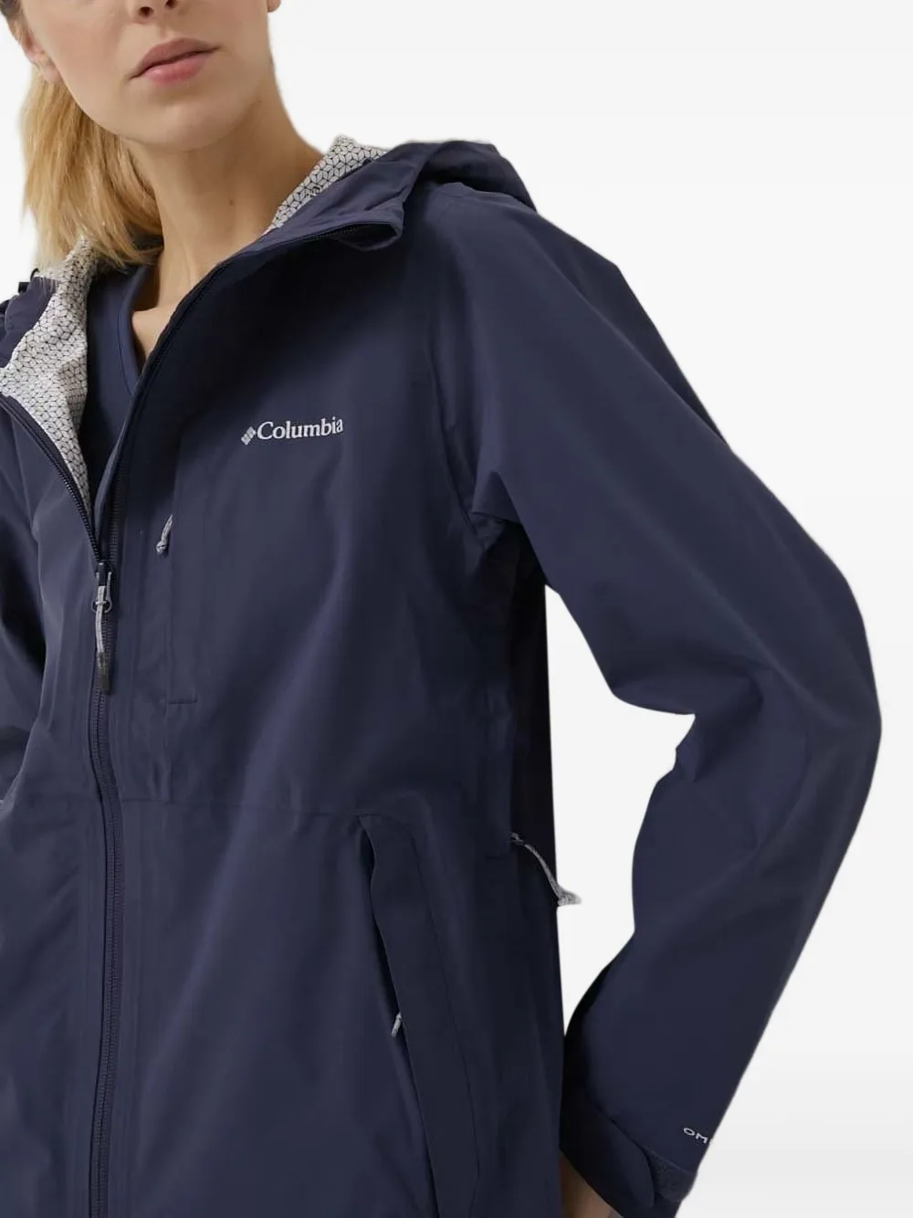 Columbia hooded lightweight jacket Blauw