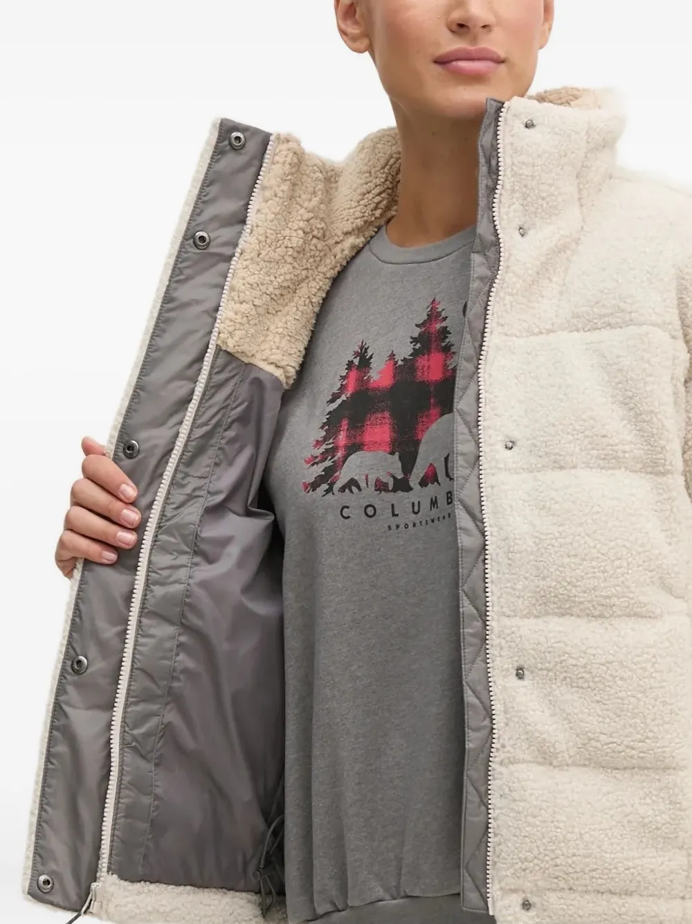 Columbia Ruby Falls™ Ii Novelty Quilted Jacket In White