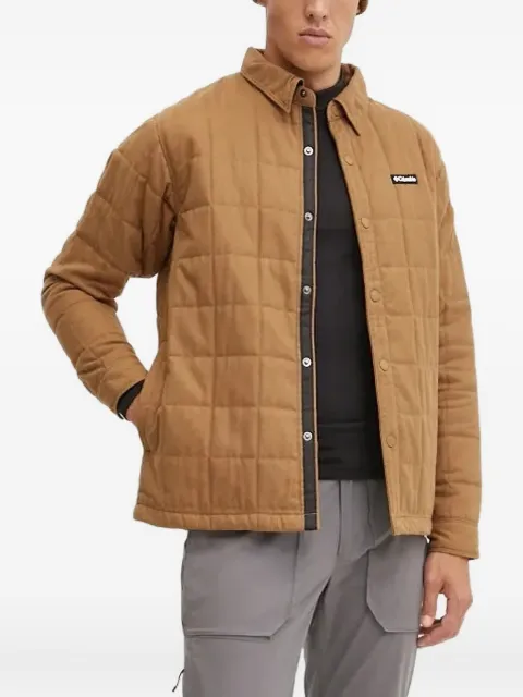 Columbia quilted button-fastening padded jacket