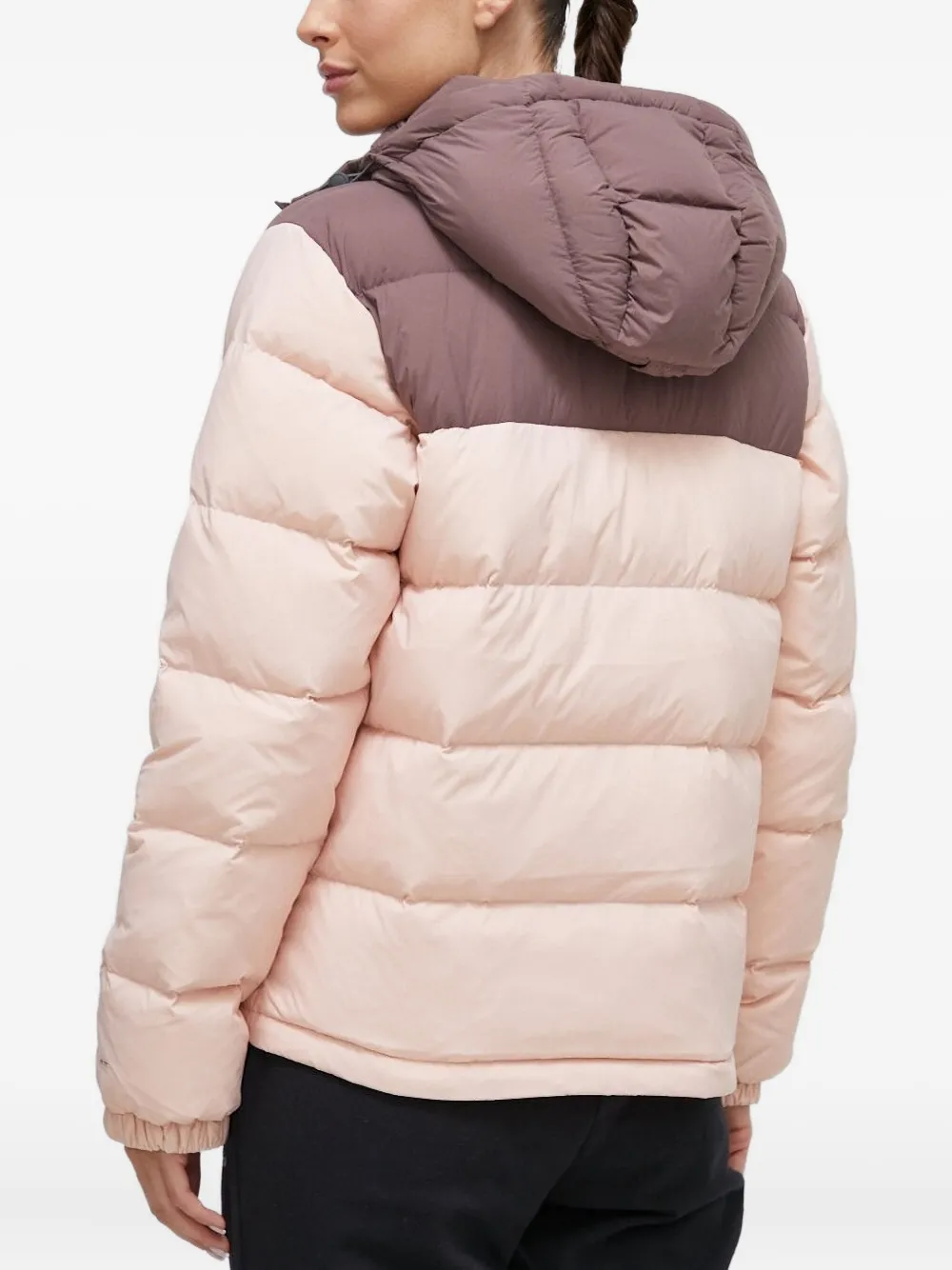 Columbia Gewatteerd jack met logoprint Roze