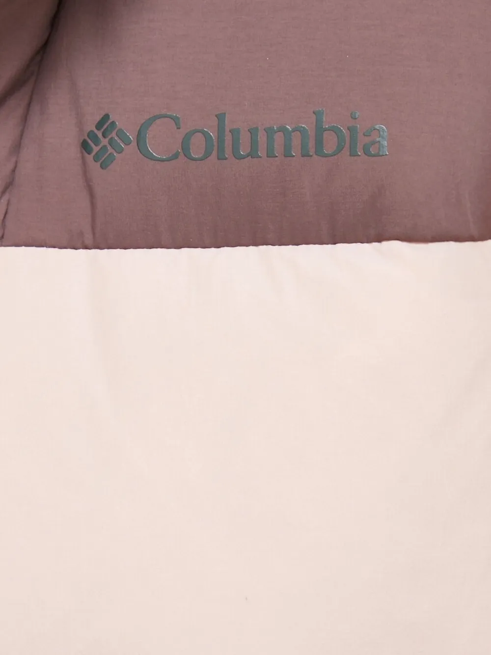Columbia Gewatteerd jack met logoprint Roze