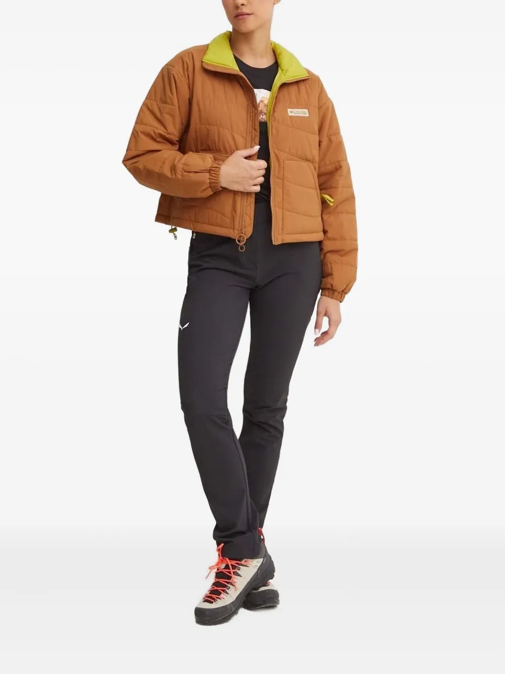 Columbia Wallowa™ quilted mountain-print cropped puffer jacket | Down Jackets | Image 2
