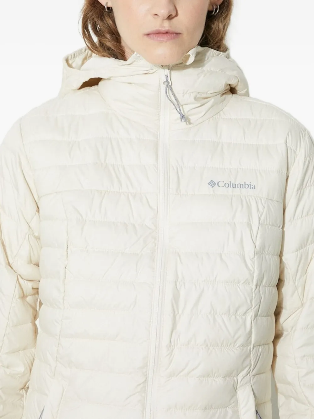 Columbia Silver Falls™ gewatteerd jack met capuchon Wit