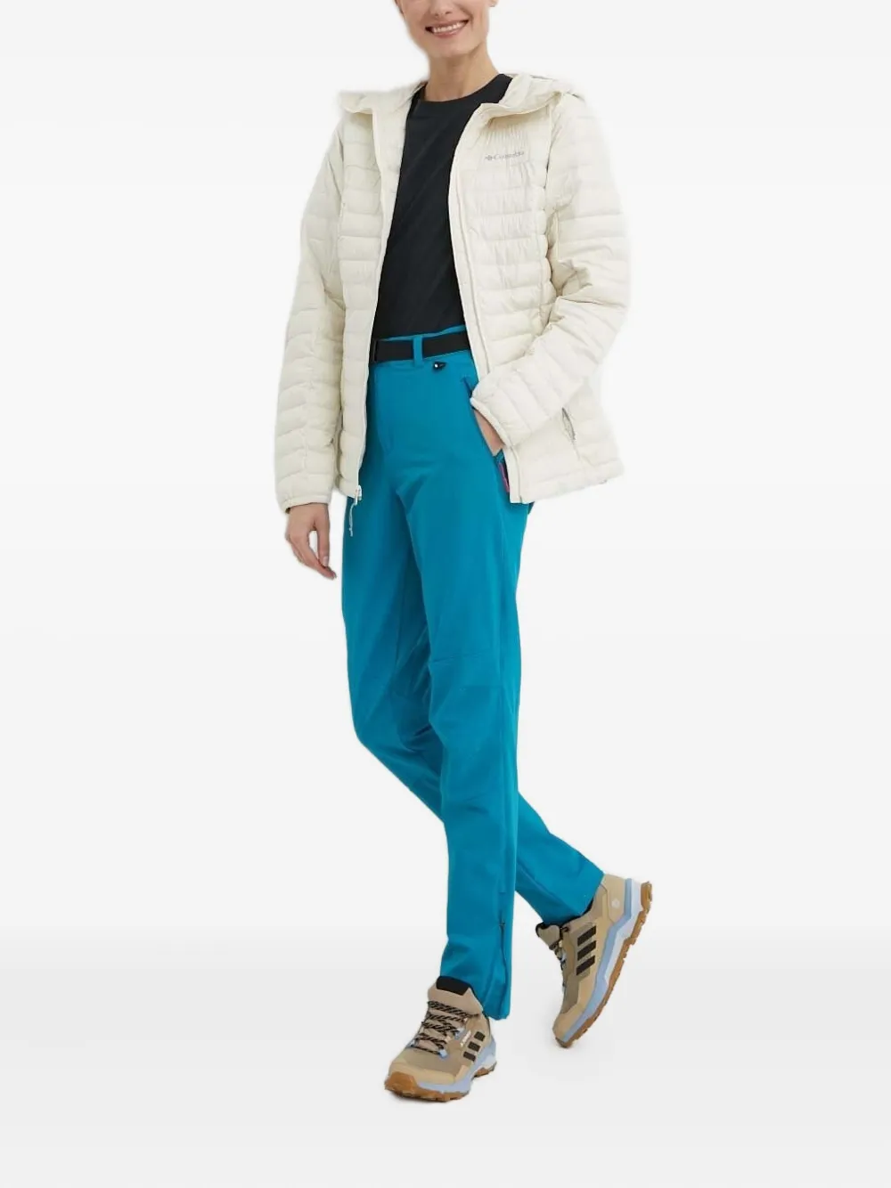 Columbia Silver Falls™ gewatteerd jack met capuchon Wit