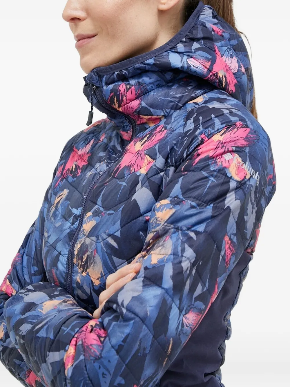 Columbia Powder Pass Quilted Jacket In Multi