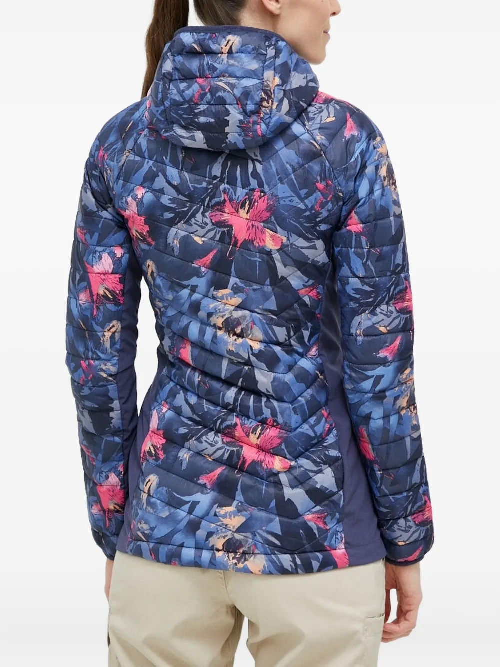 Columbia Powder Pass Quilted Jacket In Multi