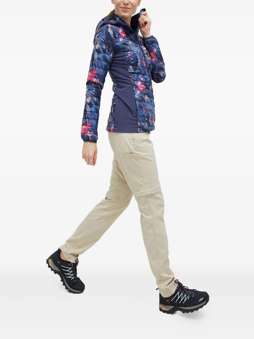 Columbia Powder Pass Quilted Jacket In Multi