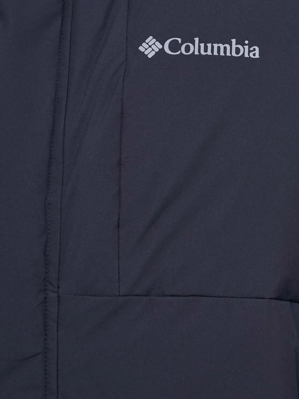 Columbia hooded puffer coat Blauw