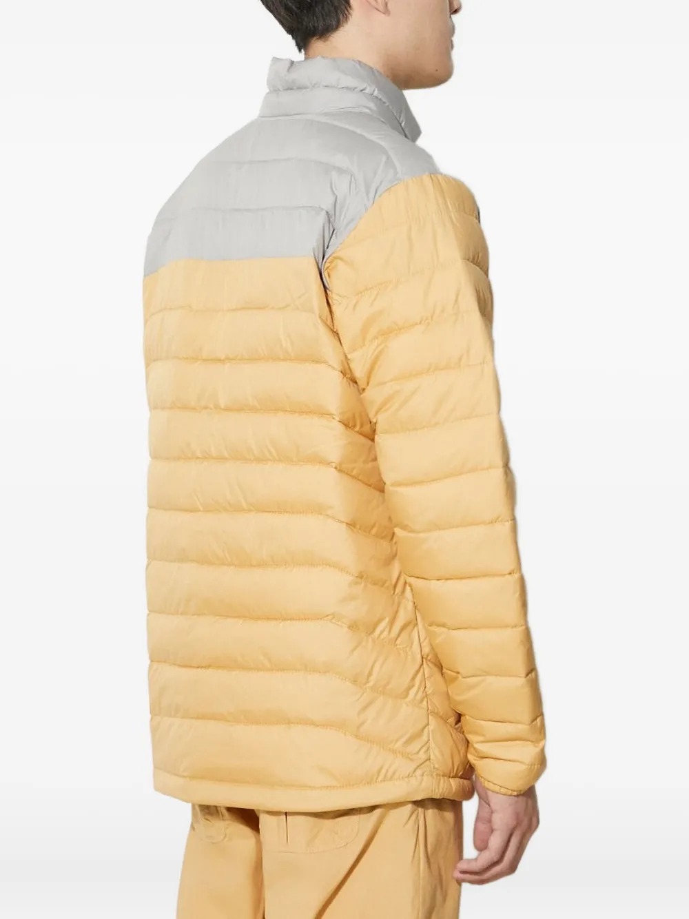 Columbia quilted two-tone padded jacket Geel
